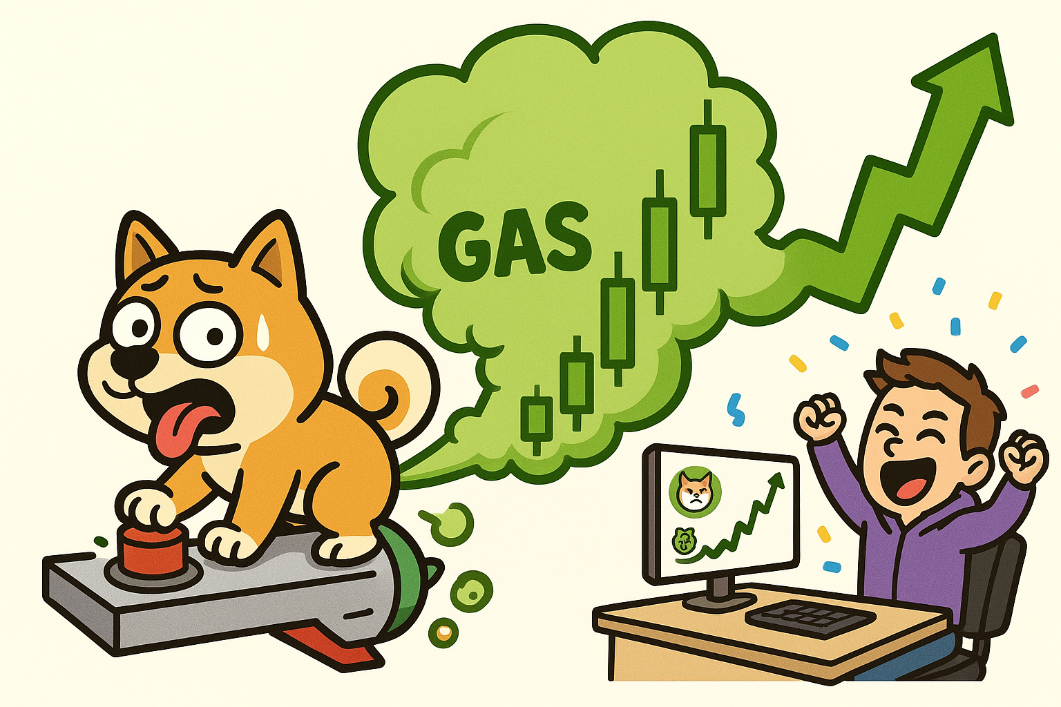 Shiba as a cope detonator meme.